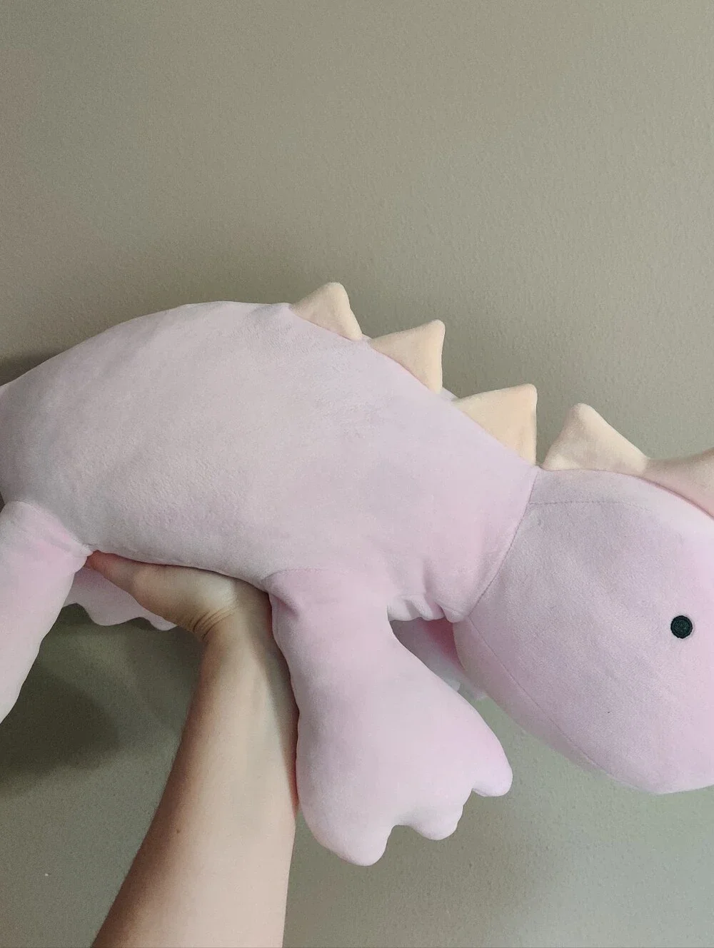 Pillowfort Purple Dinosaur Weighted Plush Pillow 24